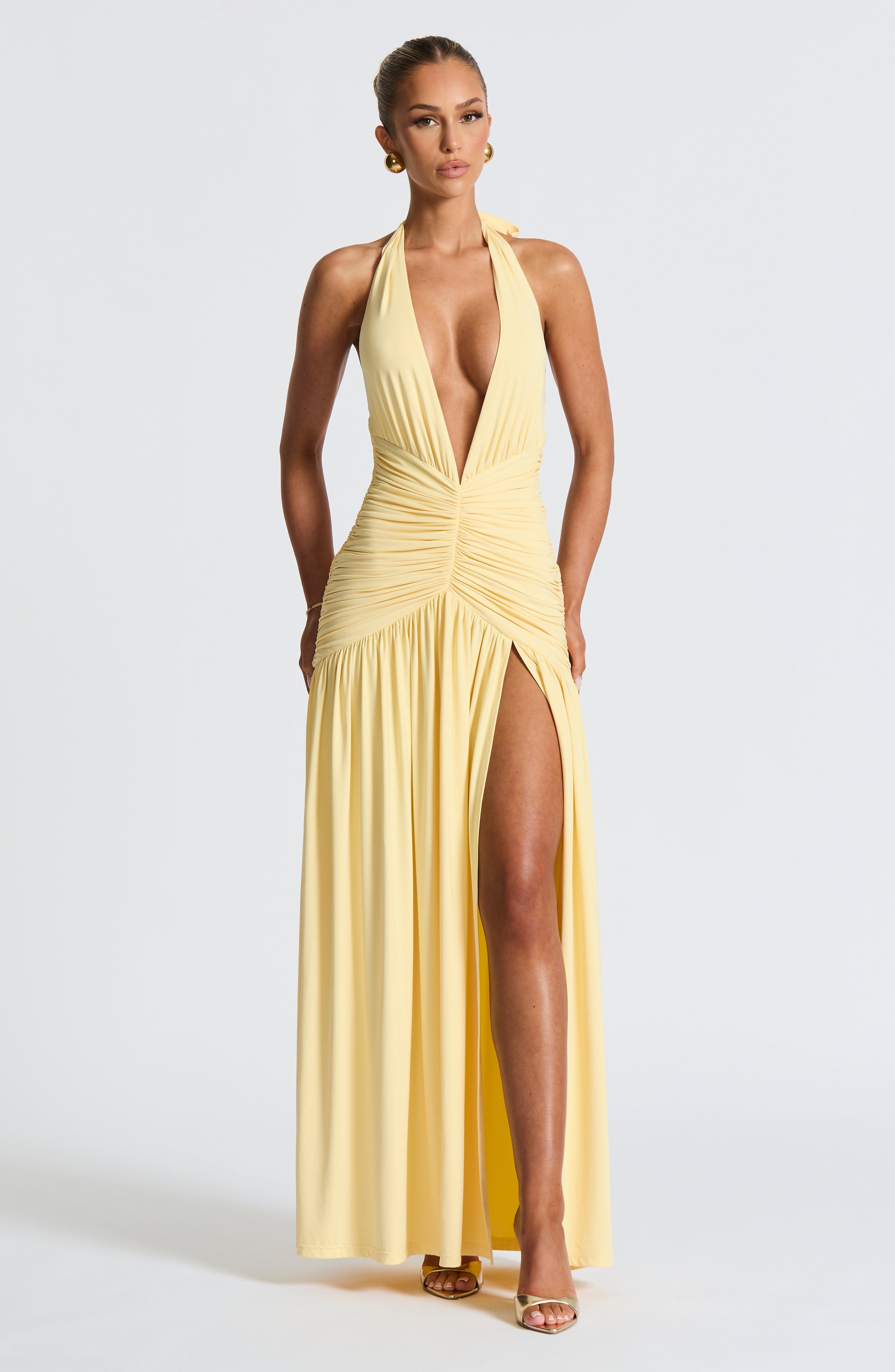 Isla Maxi Dress - Lemon