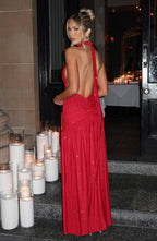 Isla Maxi Dress - Red Sparkle