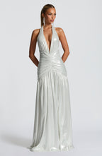 Isla Maxi Dress - Silver