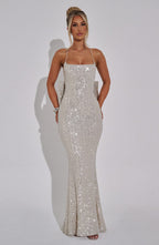 Valeria Maxi Dress - Champagne