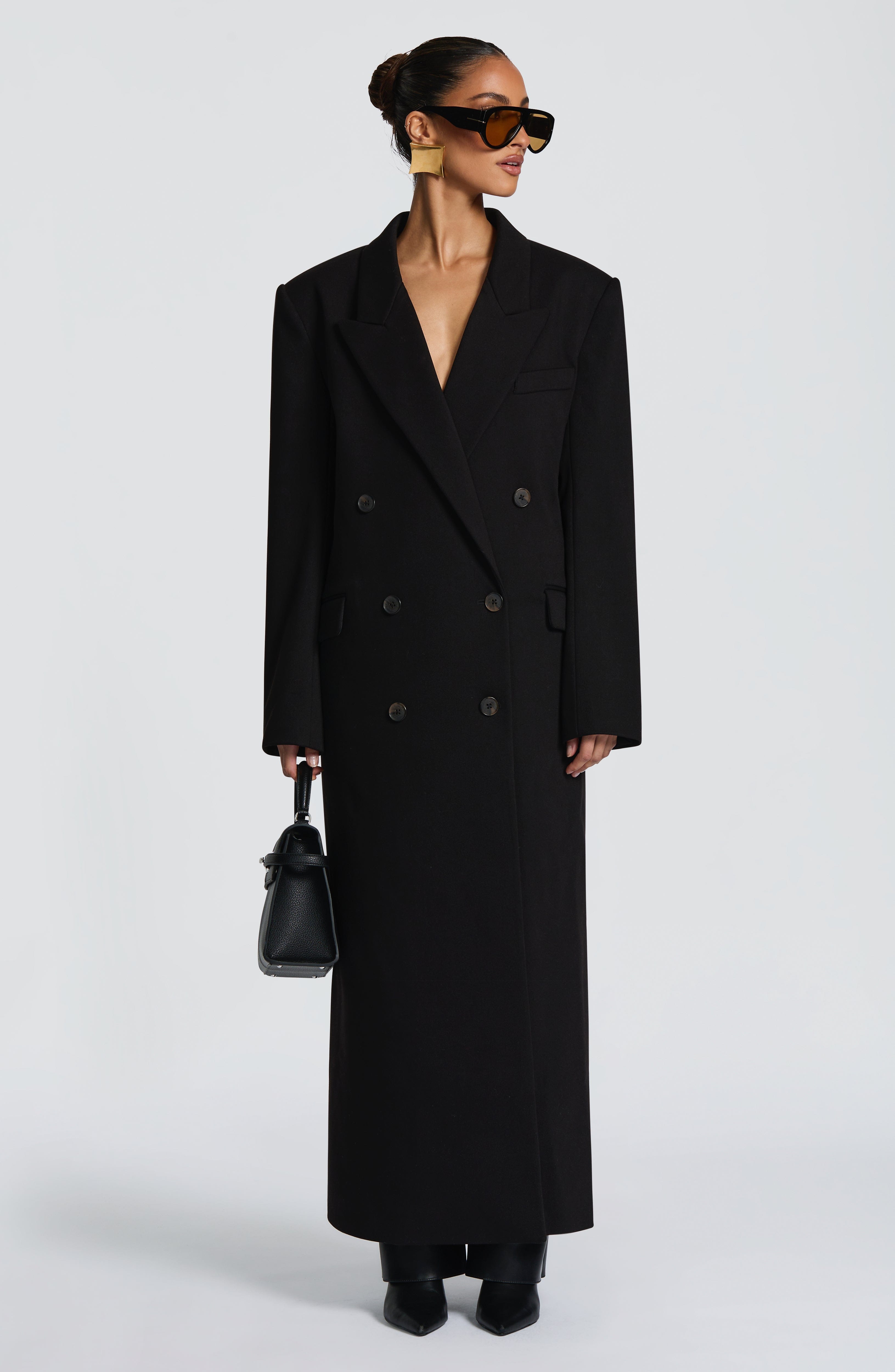 Amber Coat - Black