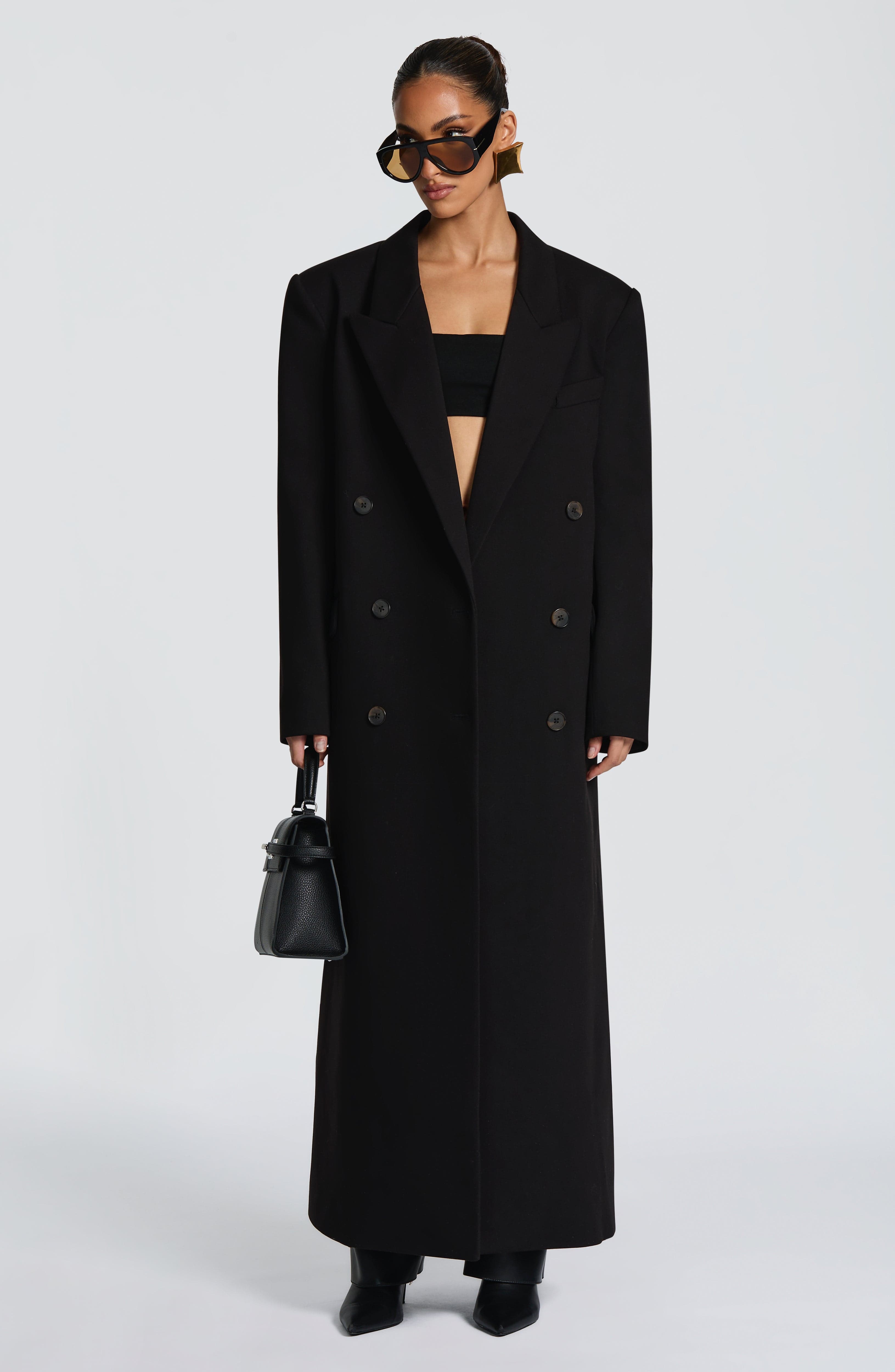 Amber Coat - Black