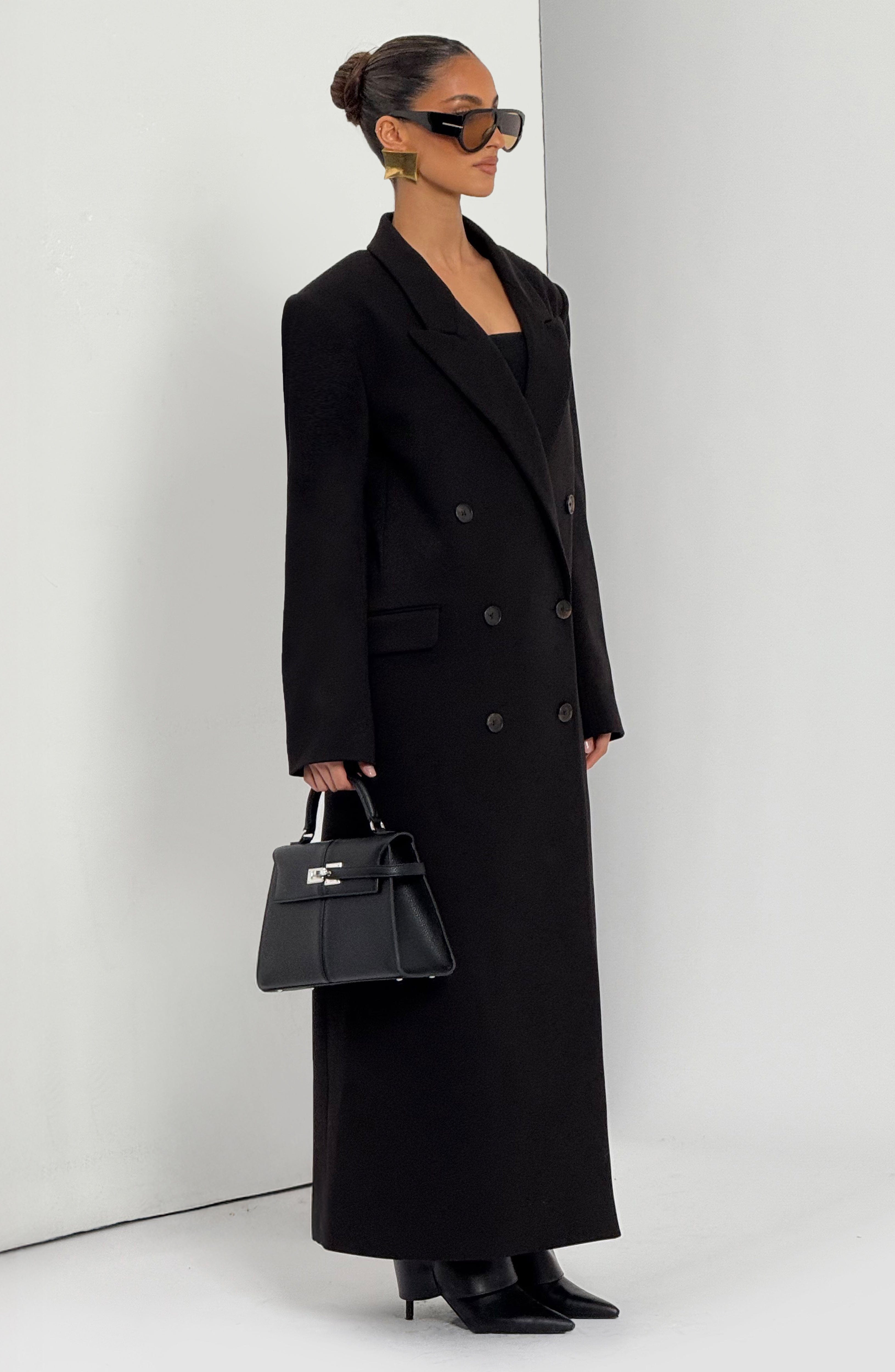 Amber Coat - Black
