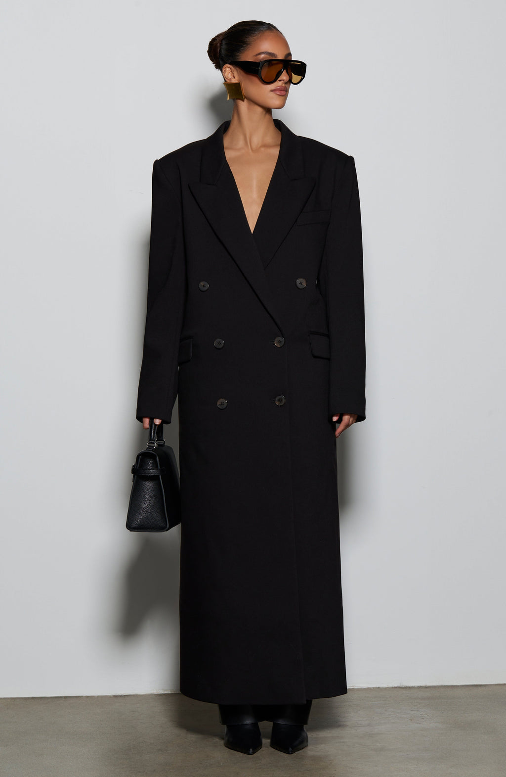 Amber Coat - Black