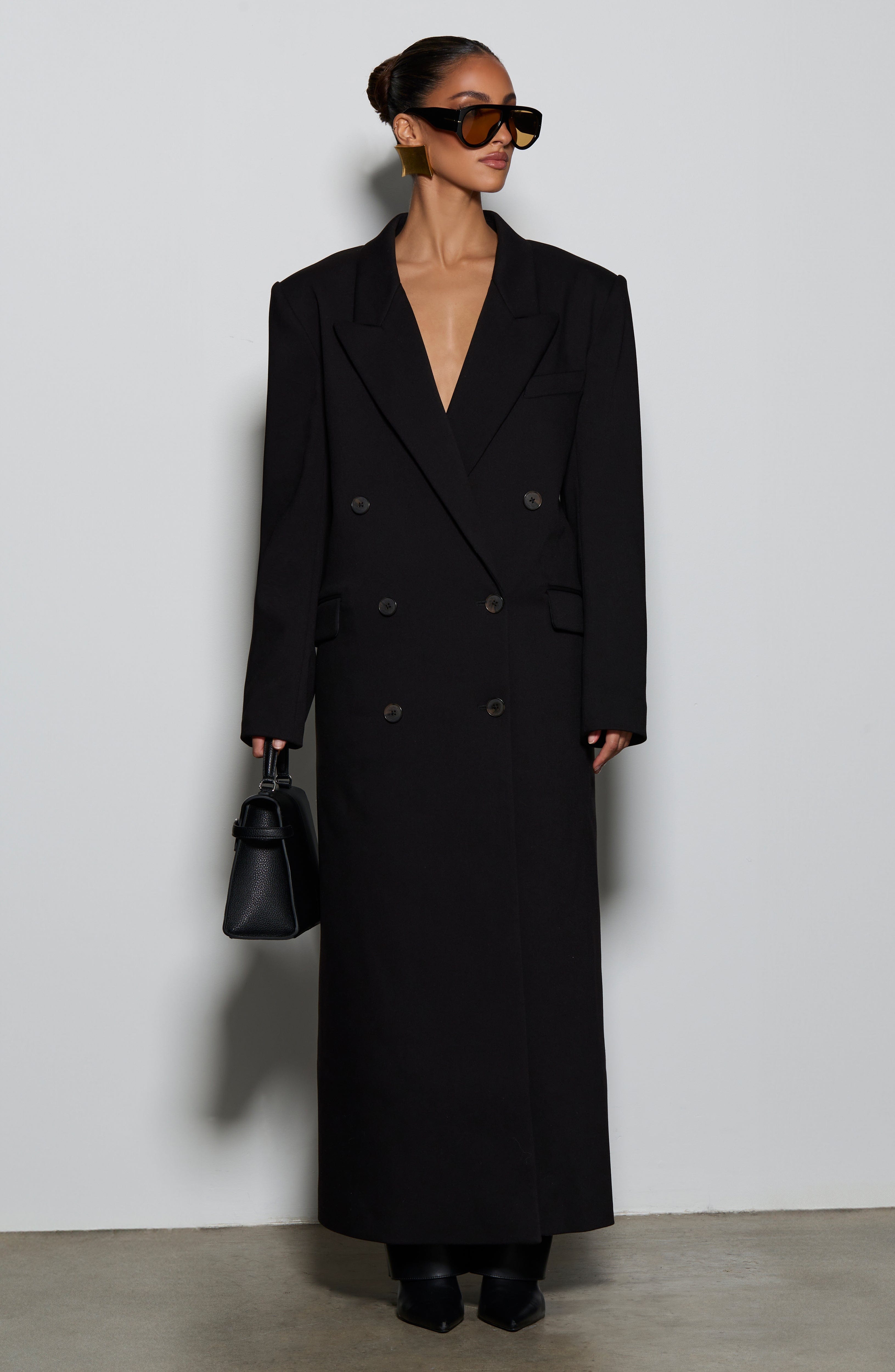 Amber Coat - Black