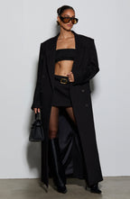 Amber Coat - Black