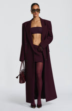Amber Coat - Plum