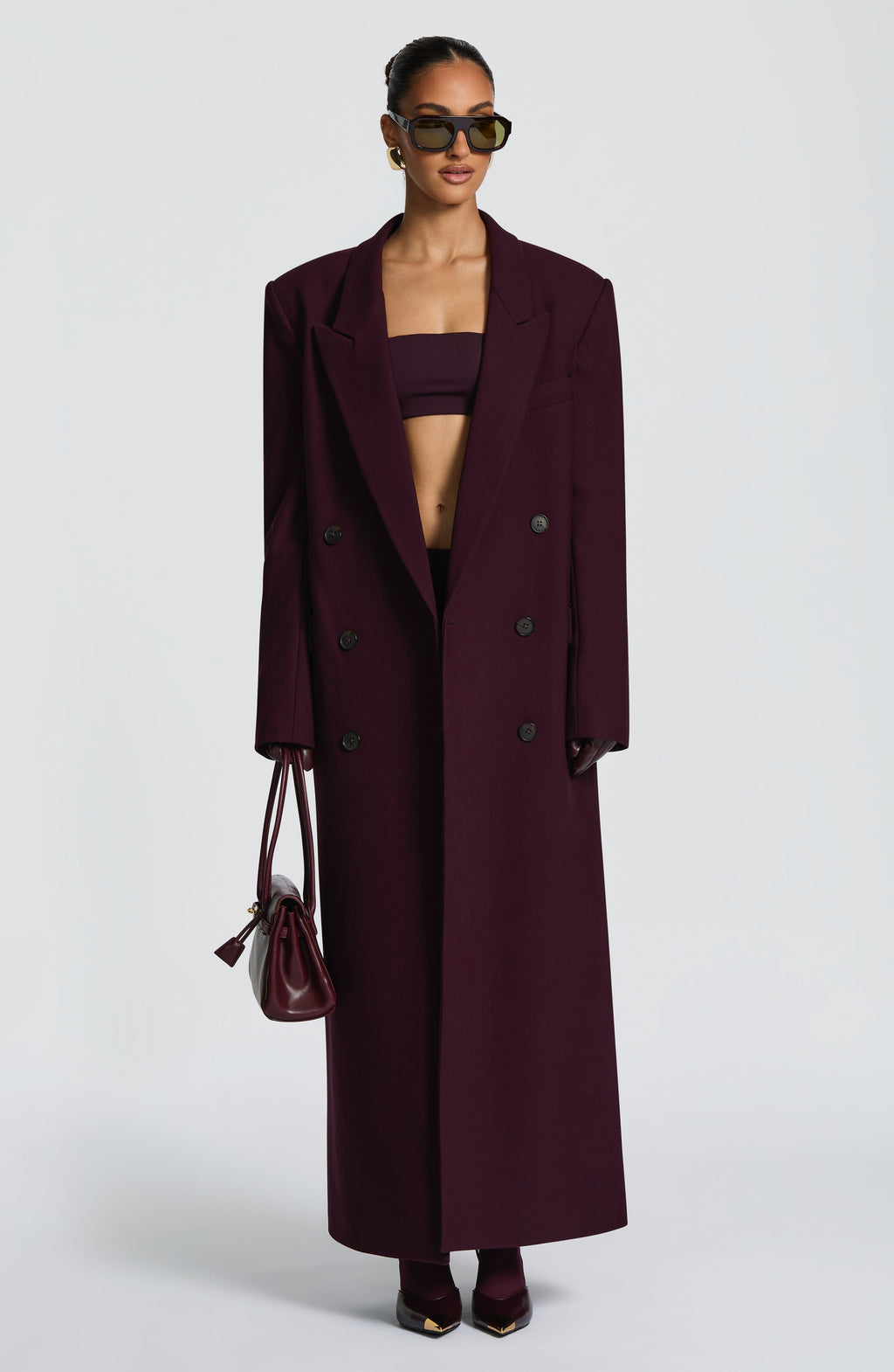 Amber Coat - Plum