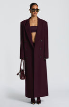 Amber Coat - Plum