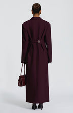 Amber Coat - Plum