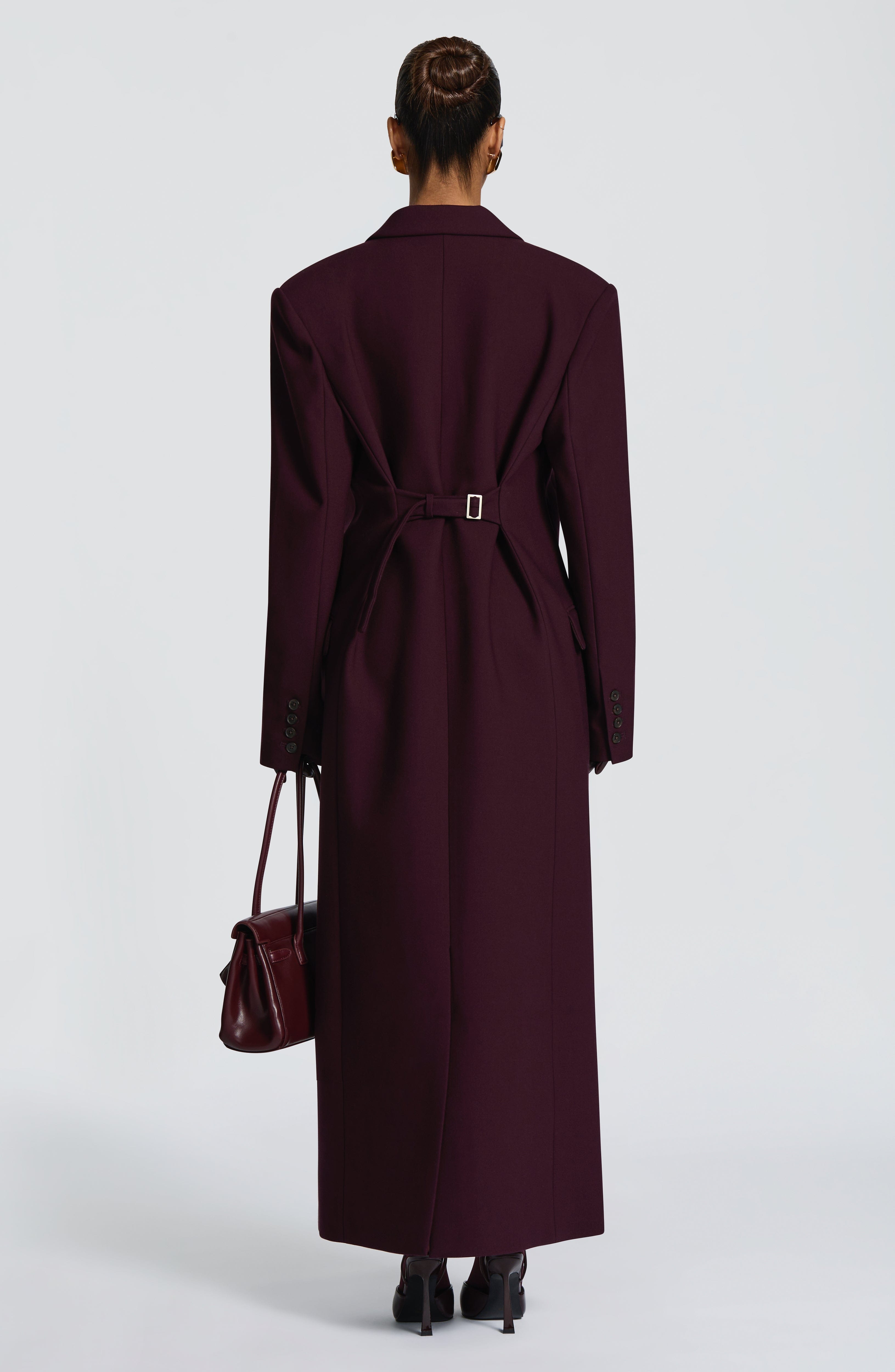 Amber Coat - Plum