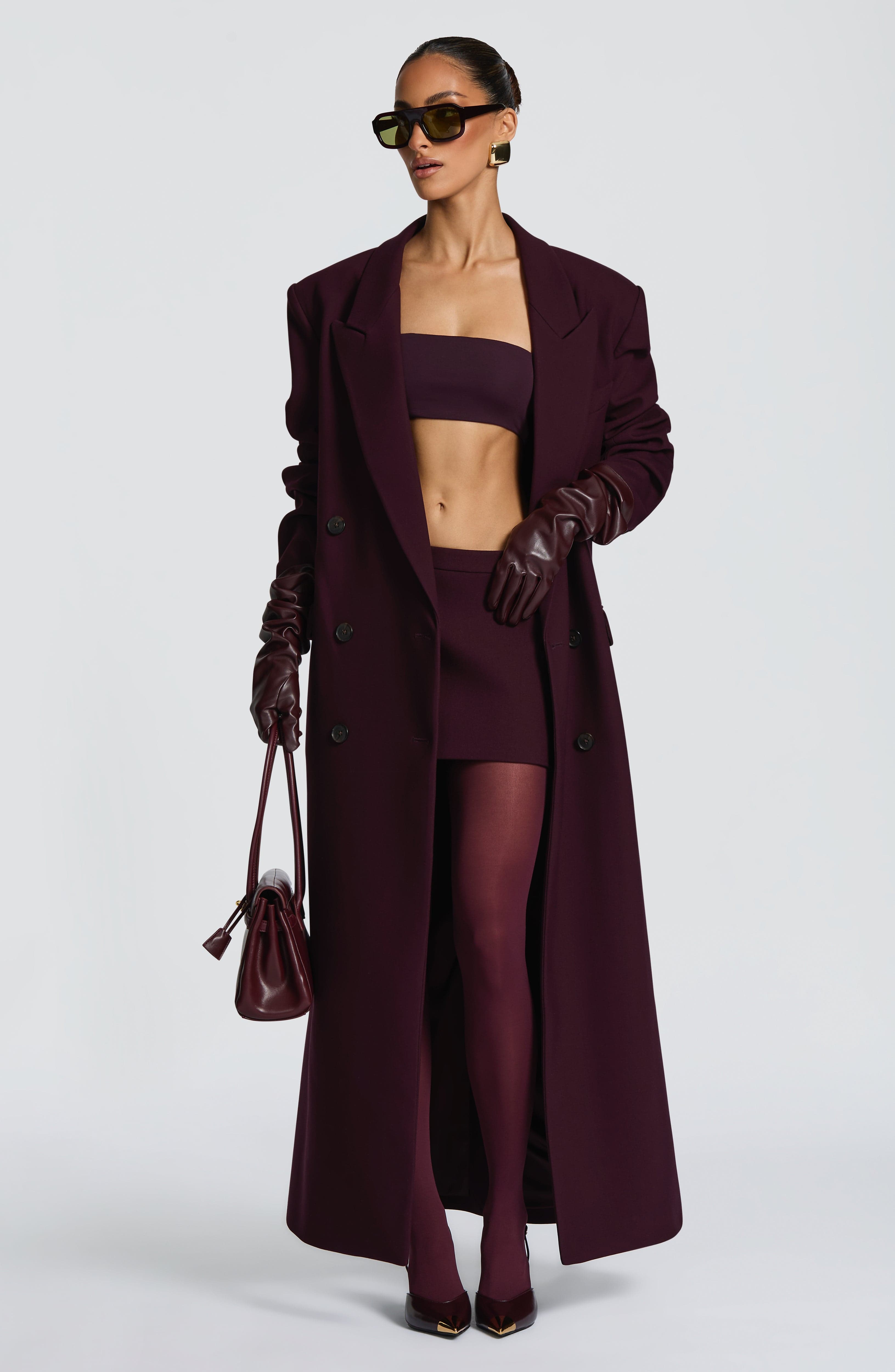 Amber Coat - Plum