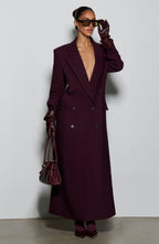 Amber Coat - Plum