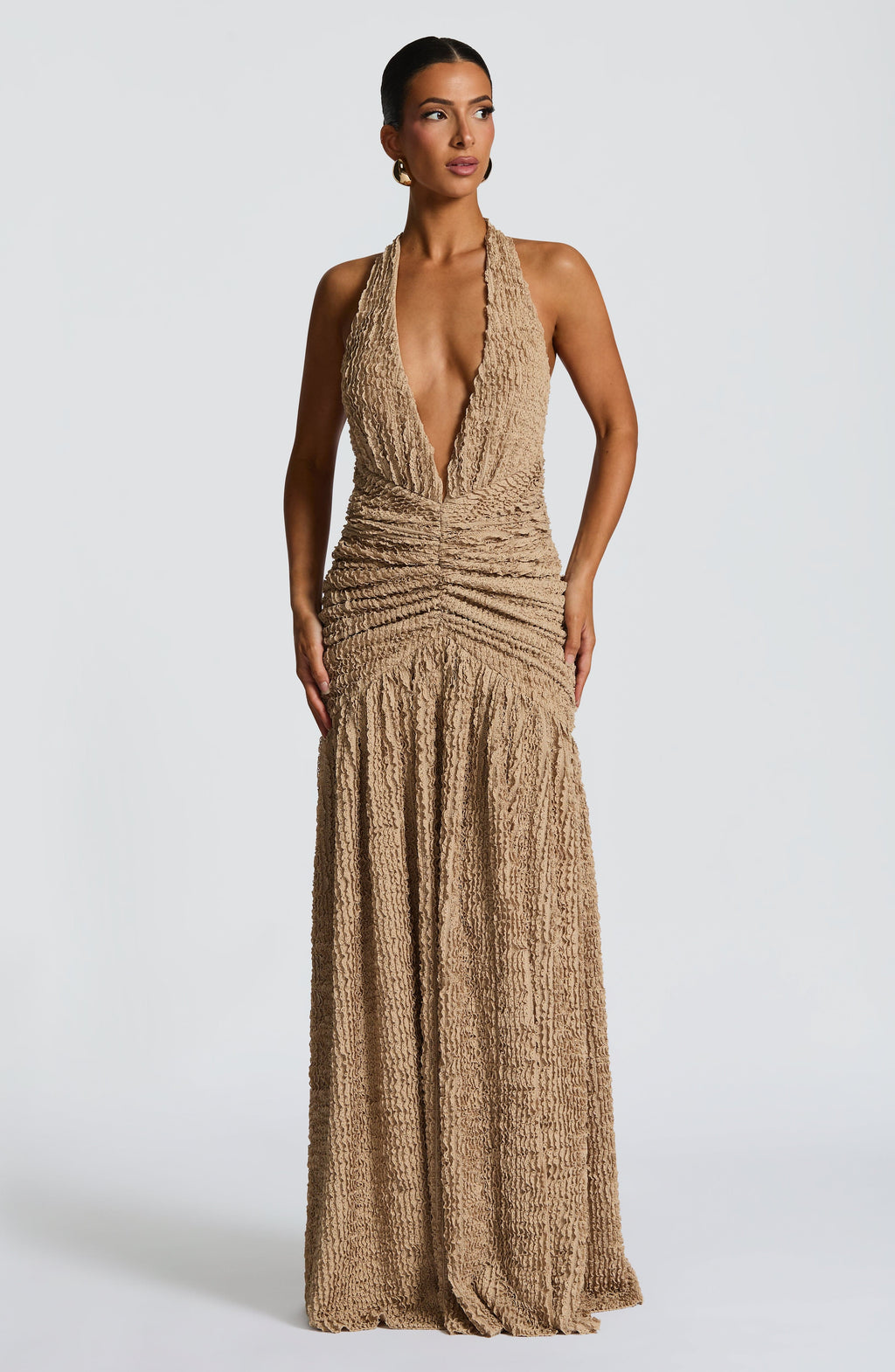 Luna Maxi Dress - Beige