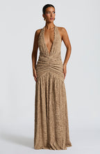 Luna Maxi Dress - Beige