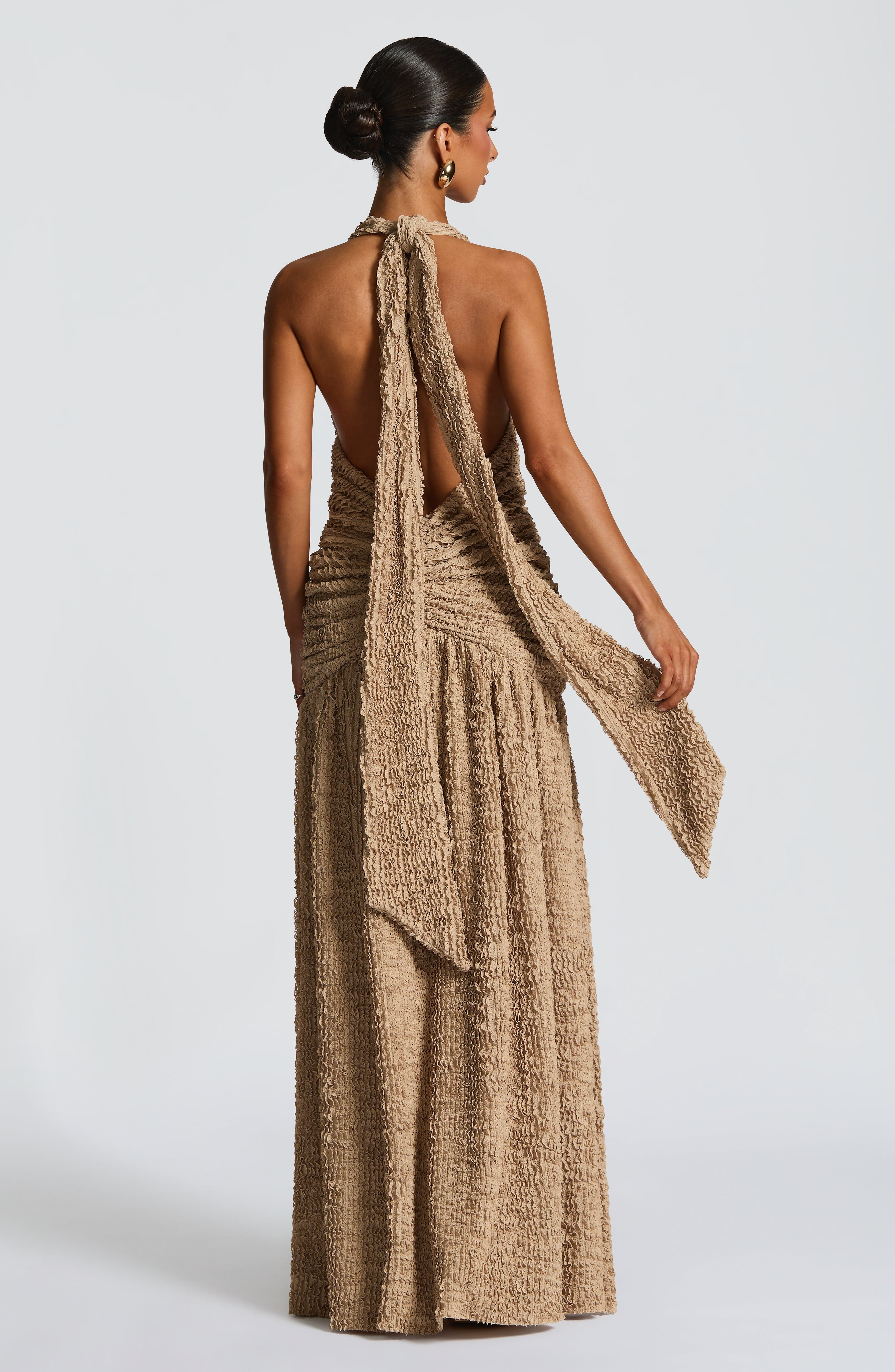 Luna Maxi Dress - Beige