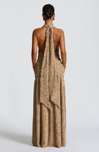 Luna Maxi Dress - Beige