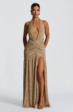 Luna Maxi Dress - Beige