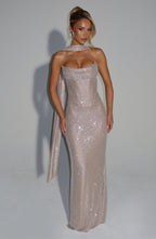 Angel Maxi Dress - Nude