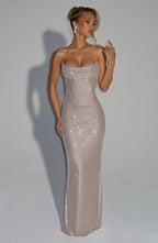 Angel Maxi Dress - Nude