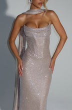 Angel Maxi Dress - Nude