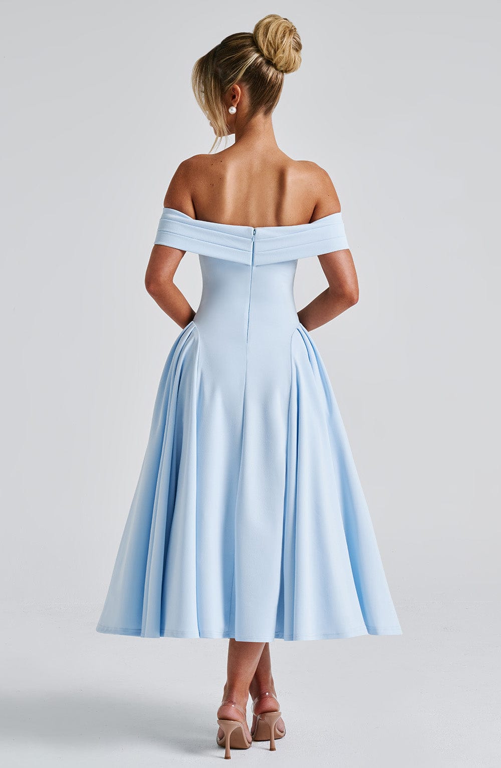 Lauren Midi Dress - Blue