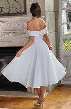 Lauren Midi Dress - Ivory
