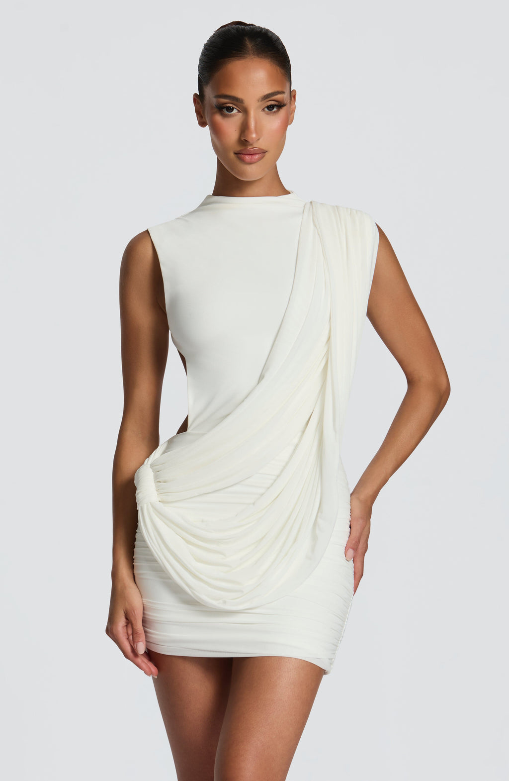 Lisa Mini Dress - Ivory
