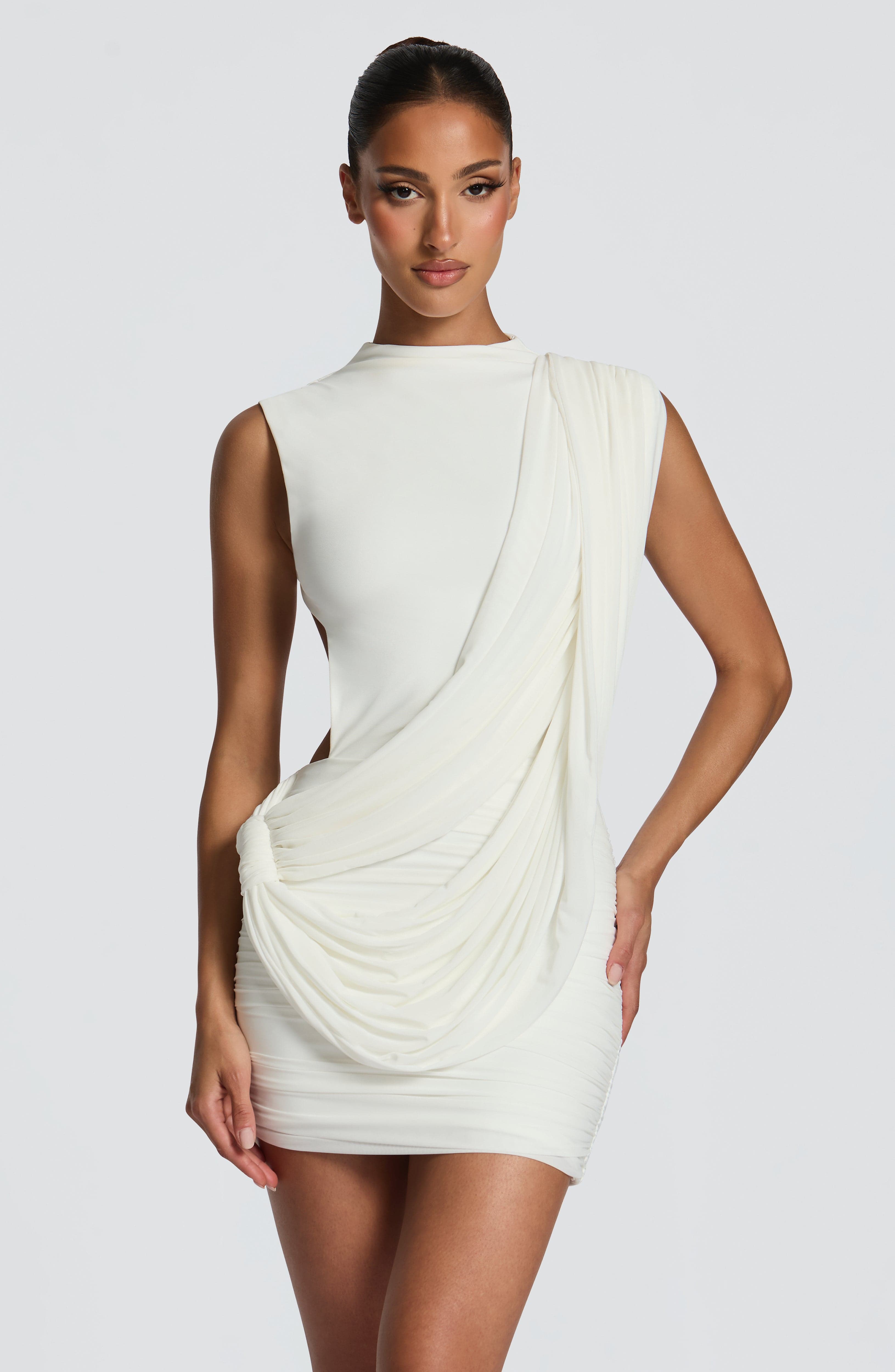 Lisa Mini Dress - Ivory