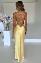 Adeline Maxi Dress - Lemon