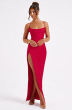Adeline Maxi Dress - Red
