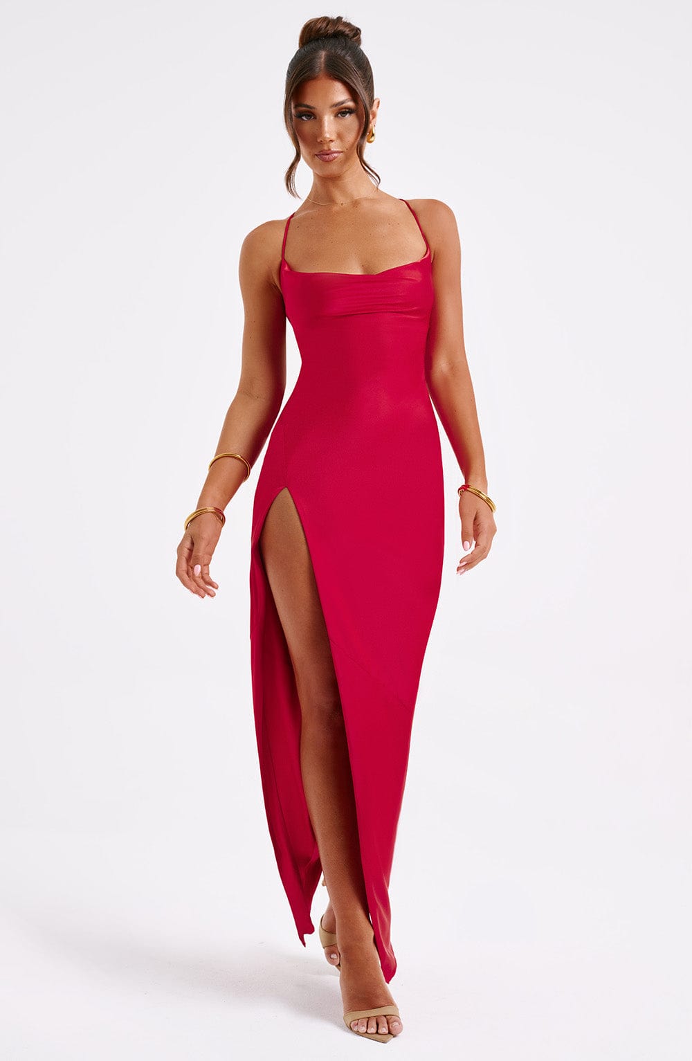 Adeline Maxi Dress - Red