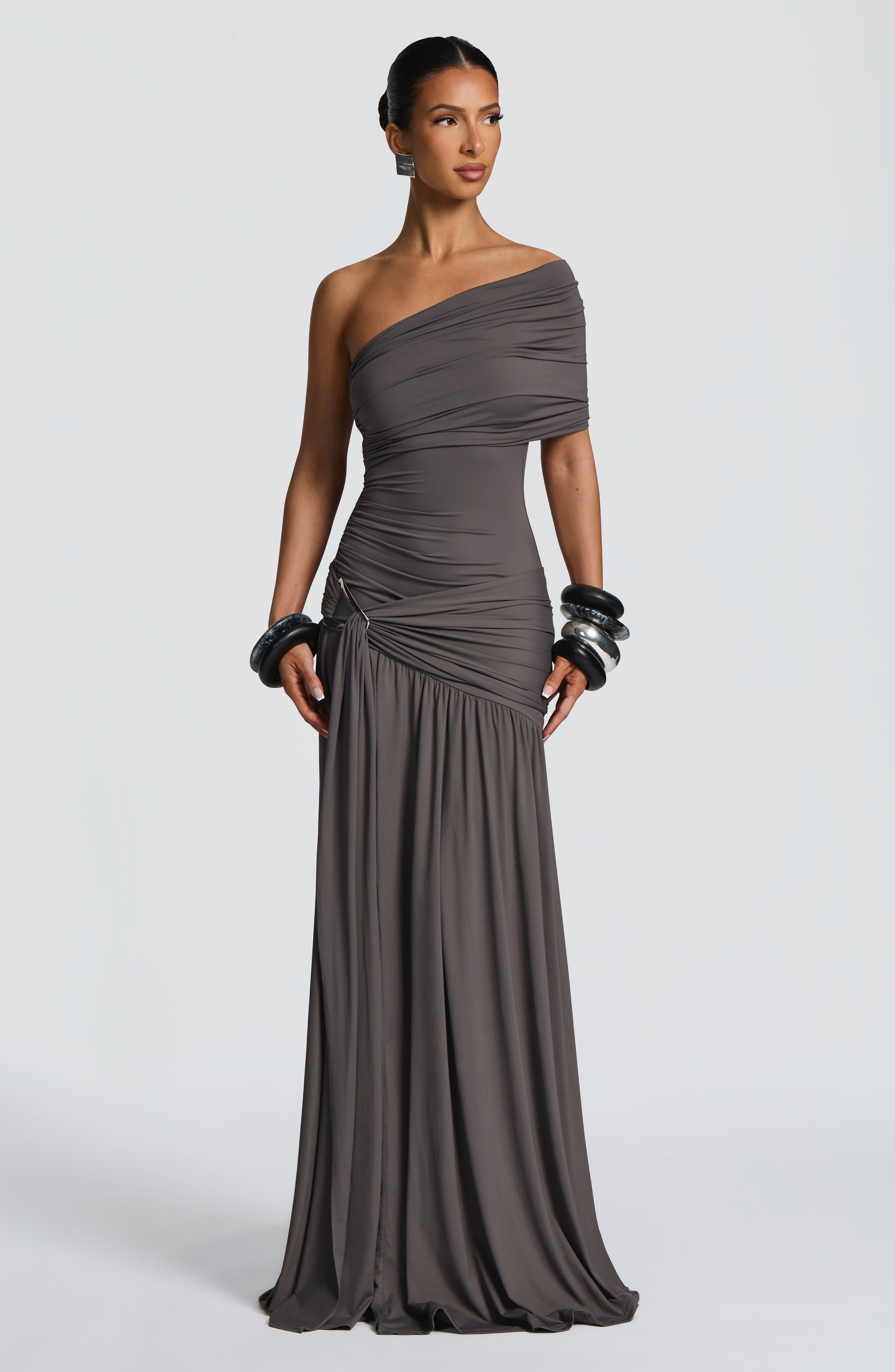 Cassidy Maxi Dress - Charcoal