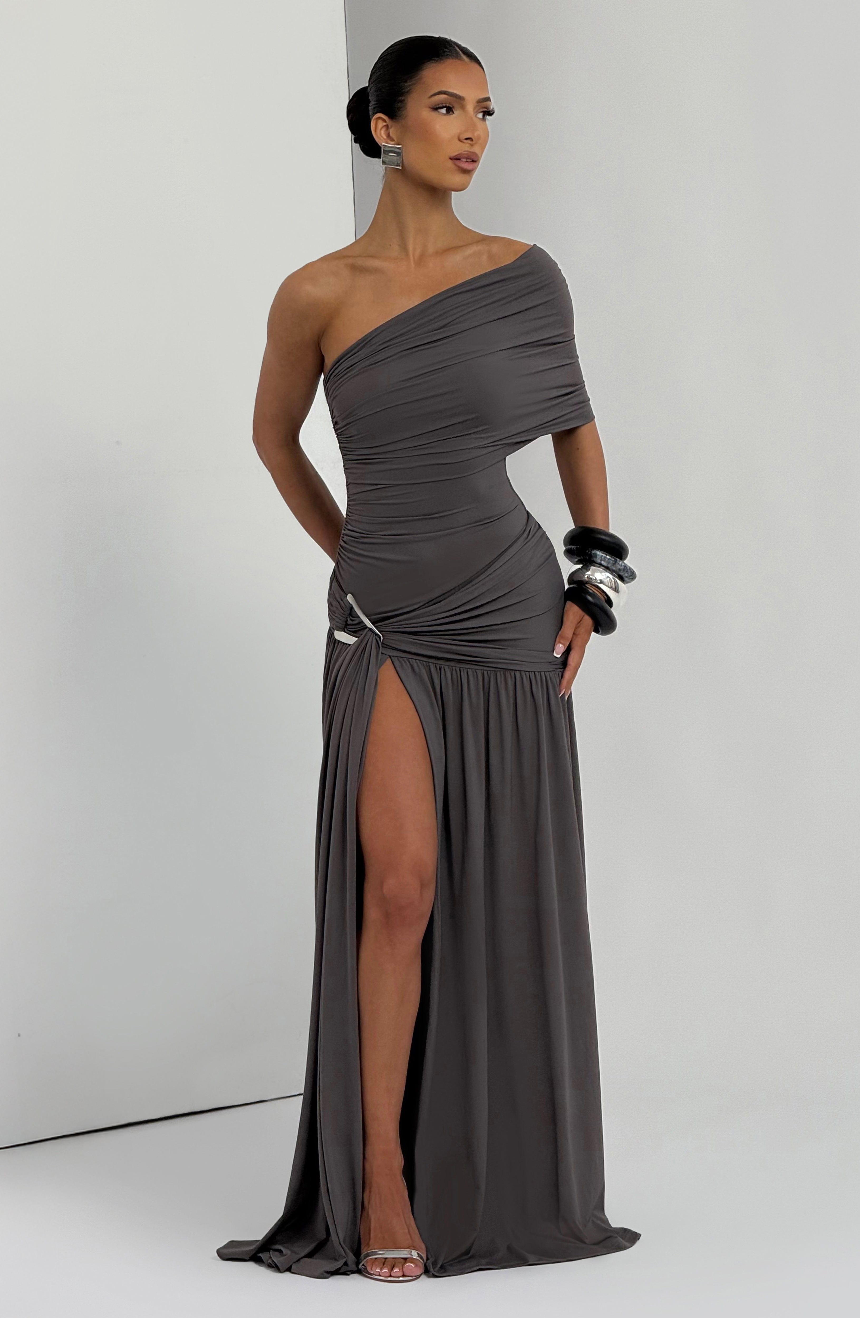 Cassidy Maxi Dress - Charcoal
