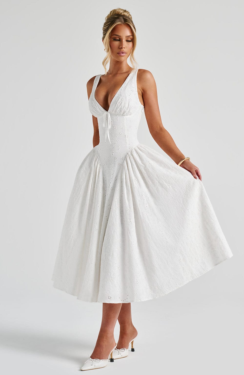 Gemma Midi Dress - Ivory