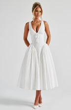Gemma Midi Dress - Ivory