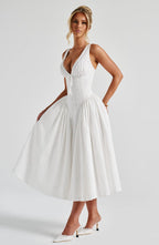 Gemma Midi Dress - Ivory