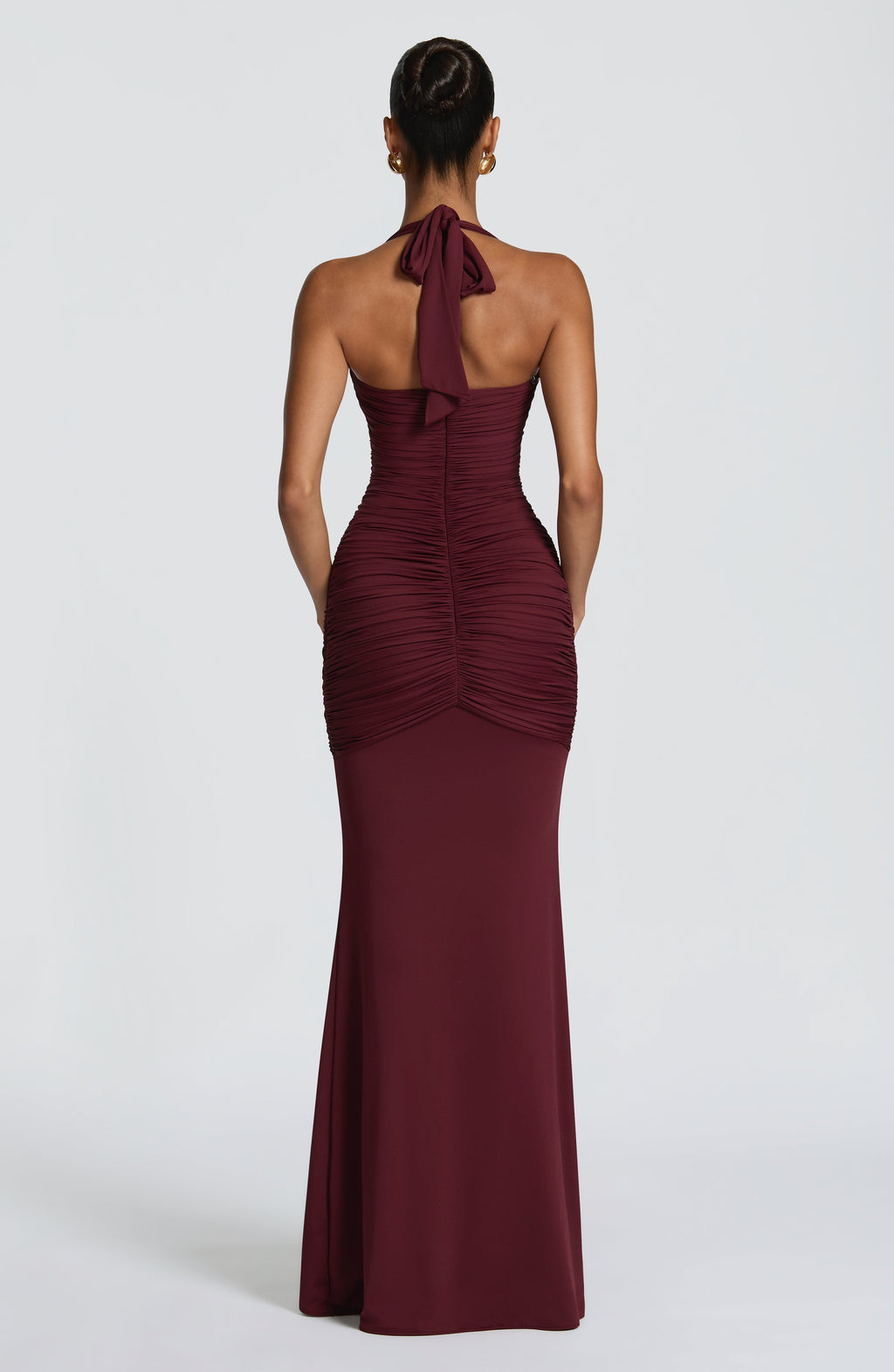 Valentina Maxi Dress - Cherry Lacquer