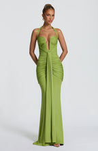 Valentina Maxi Dress - Olive