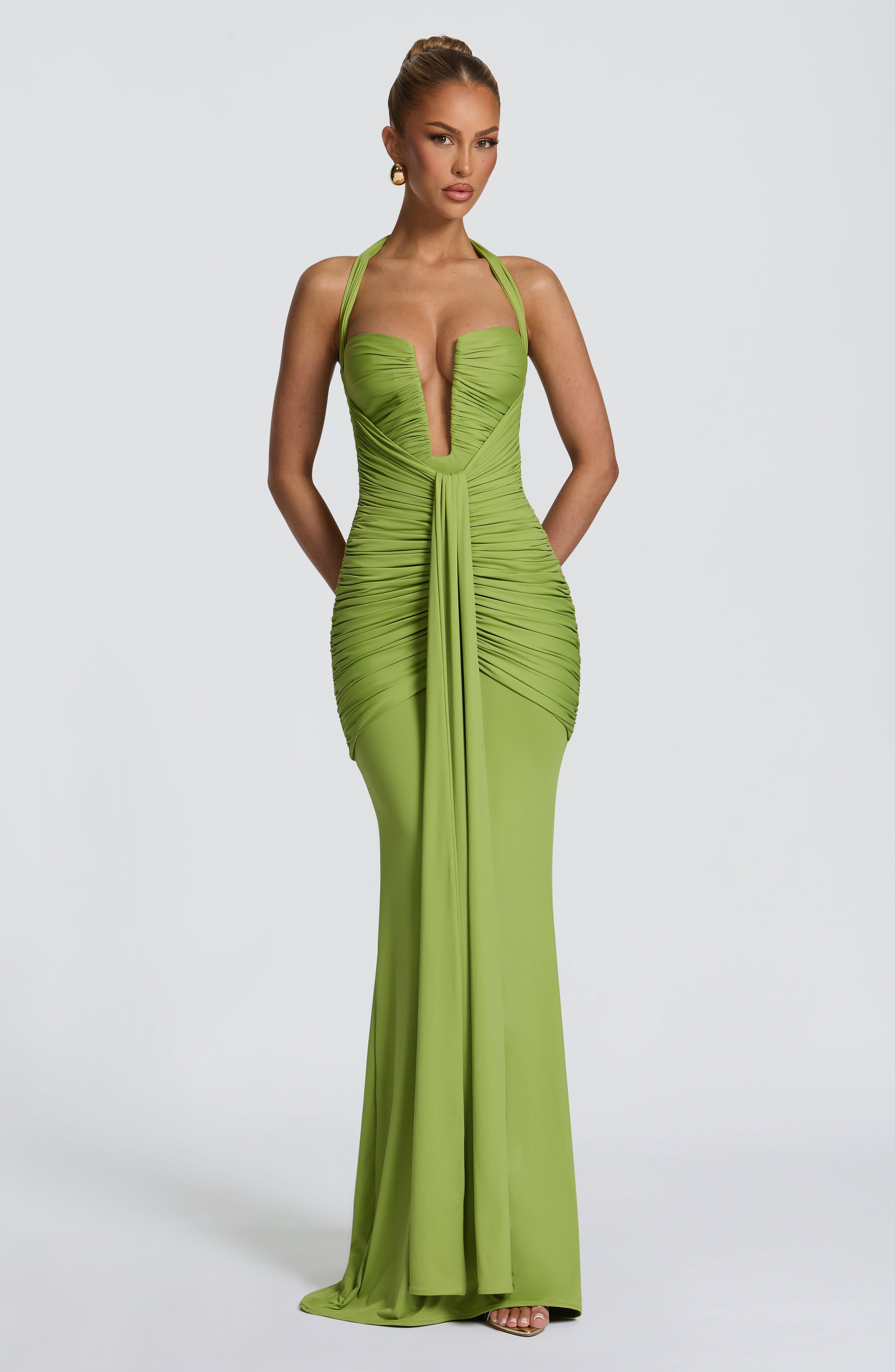 Valentina Maxi Dress - Olive