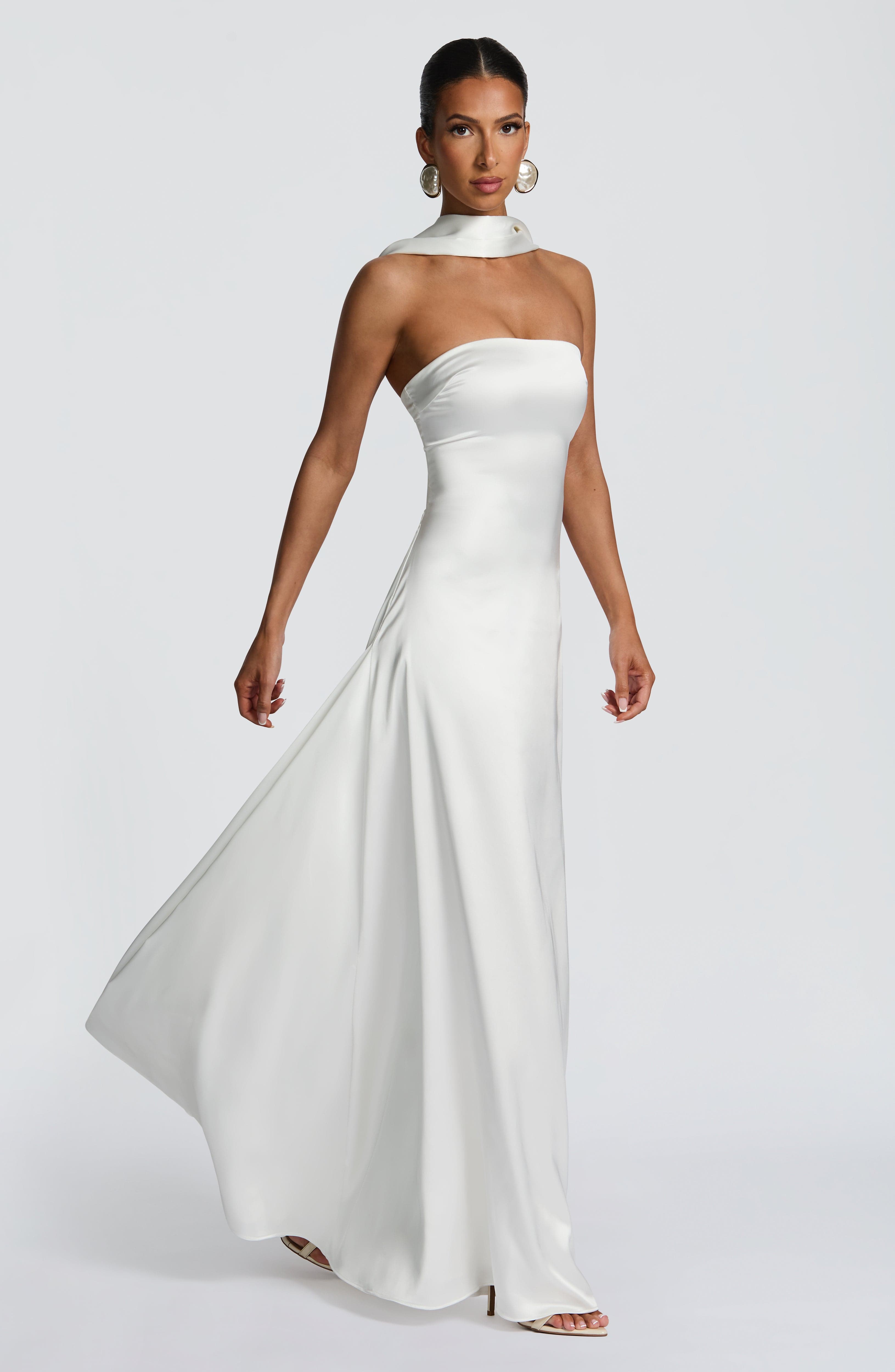 Magda Maxi Dress - Ivory