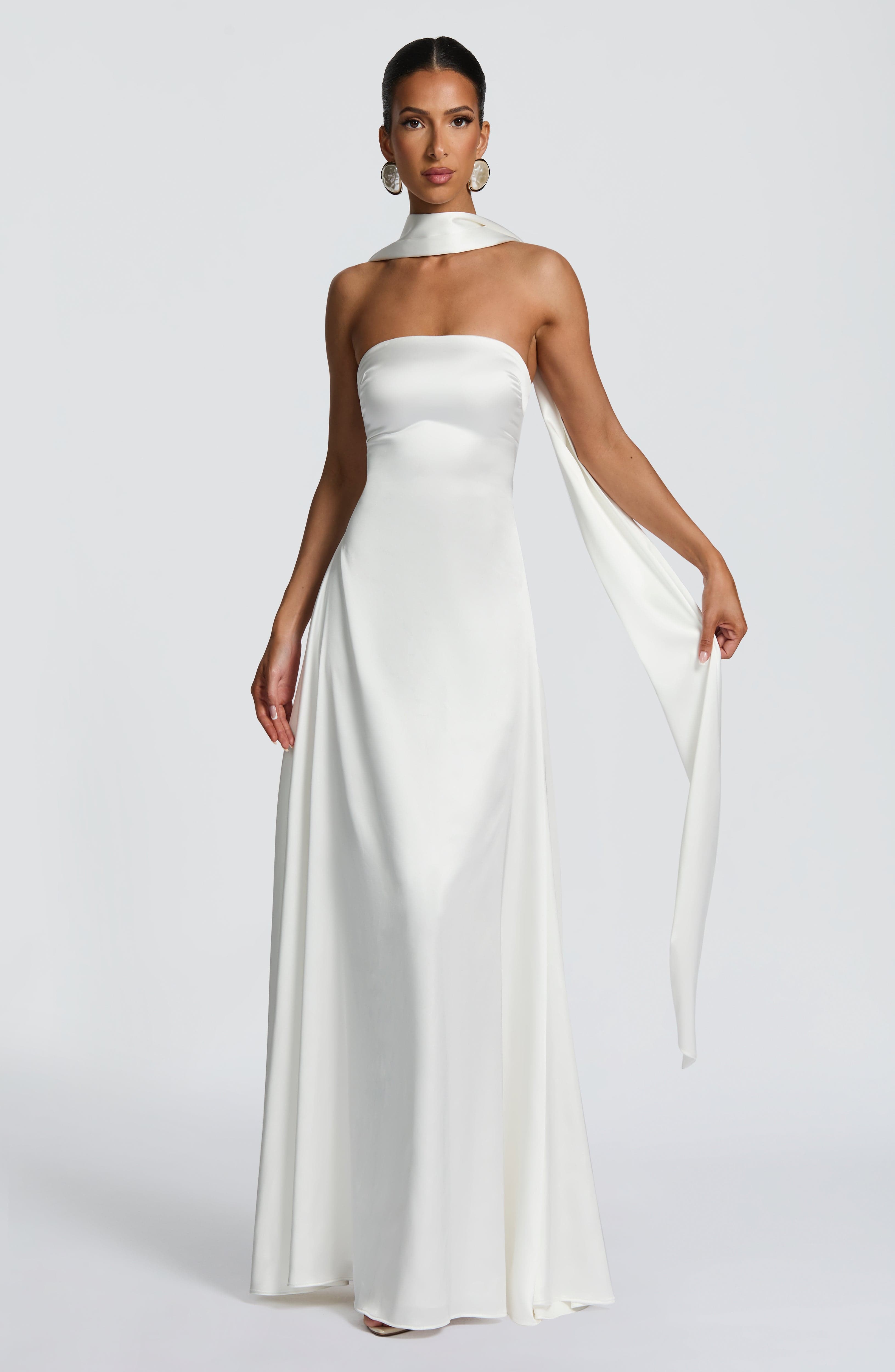Magda Maxi Dress - Ivory