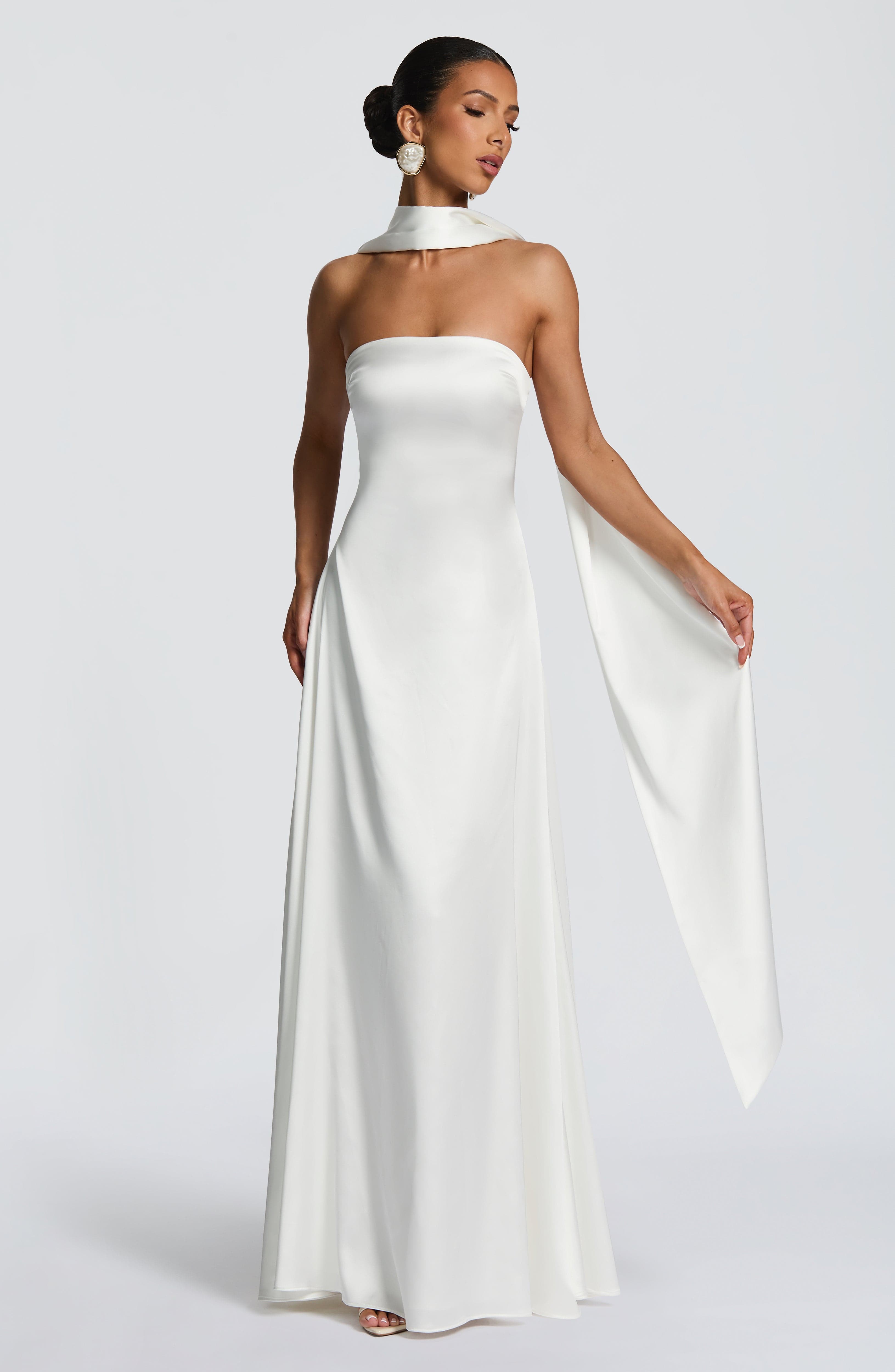 Magda Maxi Dress - Ivory