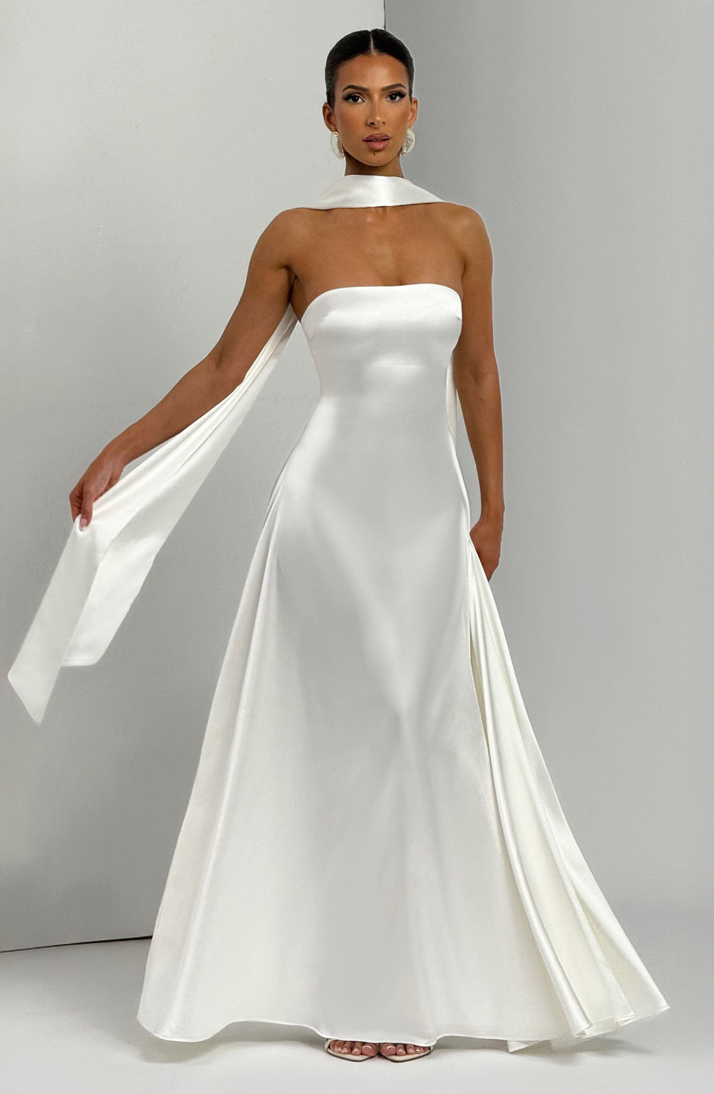 Magda Maxi Dress - Ivory