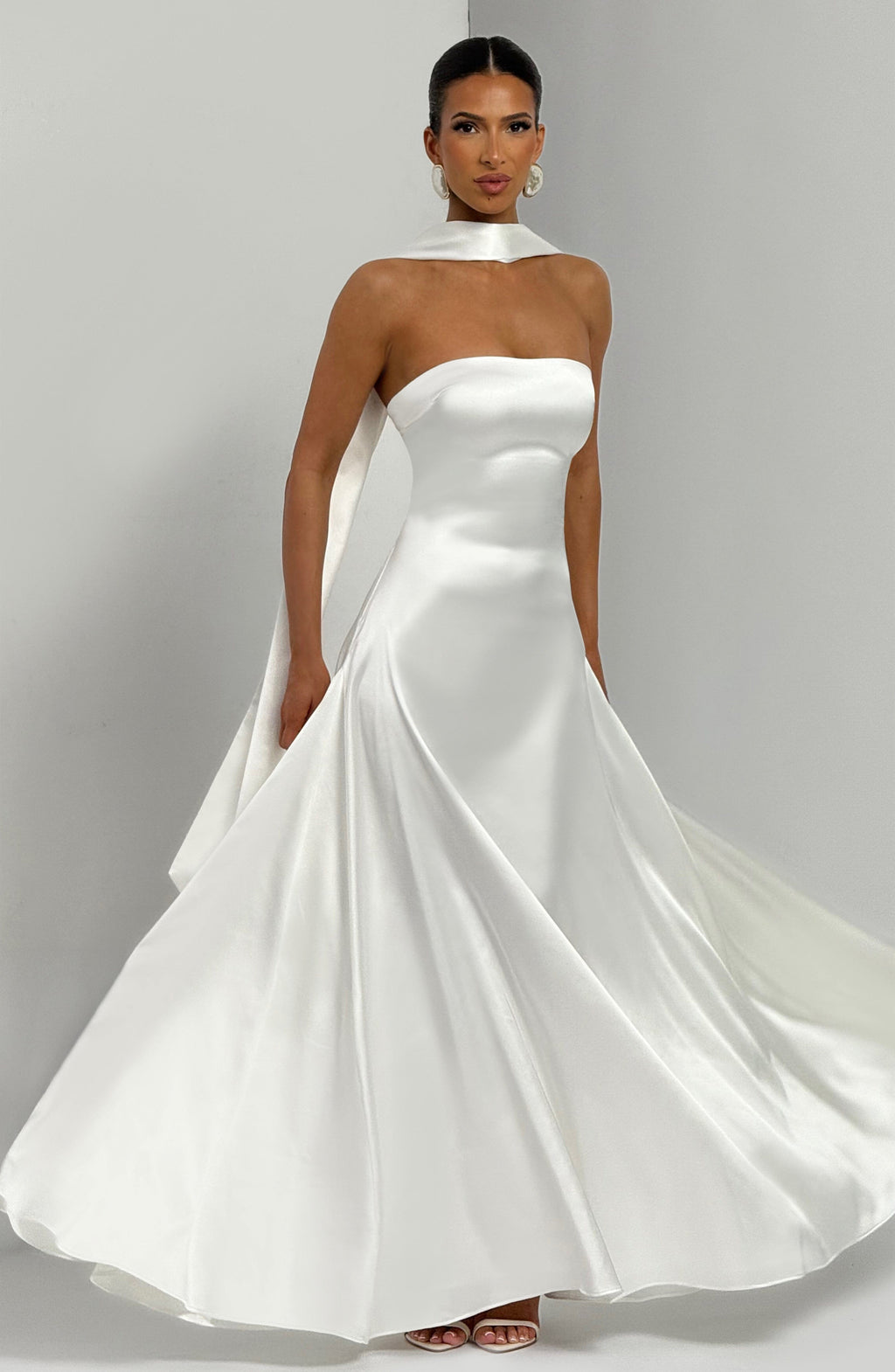 Magda Maxi Dress - Ivory