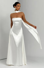 Magda Maxi Dress - Ivory