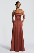 Magda Maxi Dress - Rust