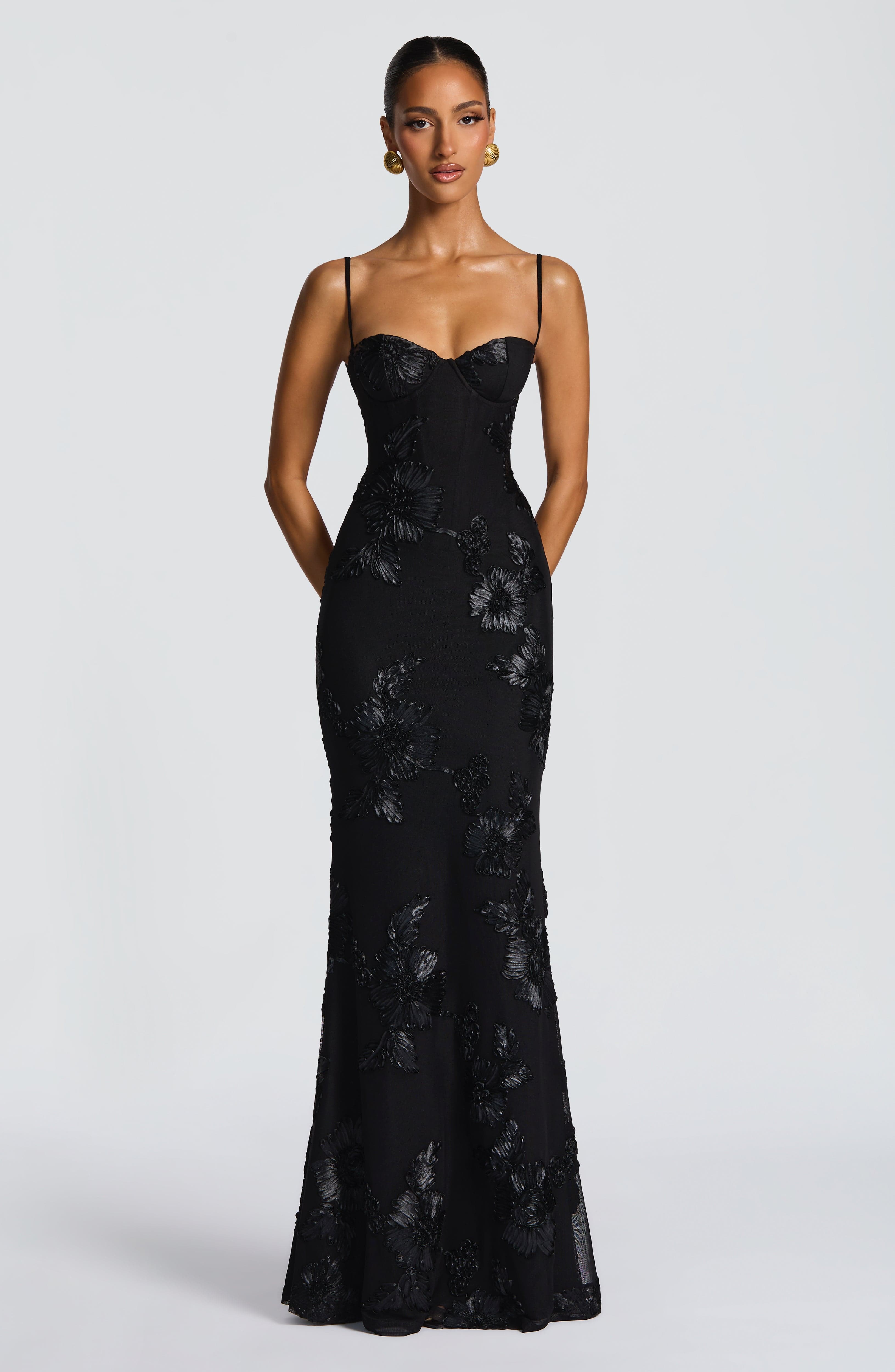 Maya Maxi Dress - Black