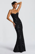 Maya Maxi Dress - Black