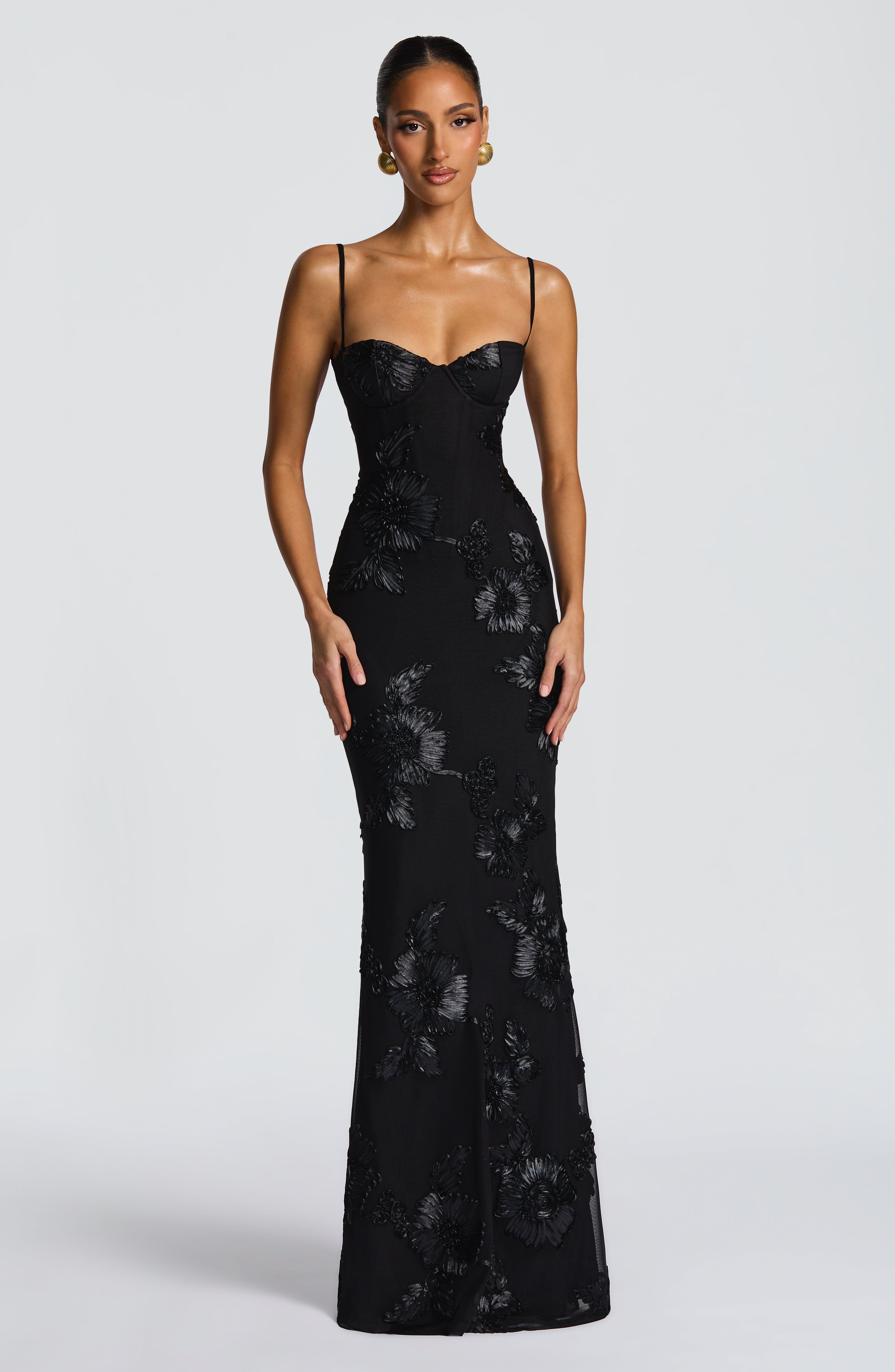 Maya Maxi Dress - Black